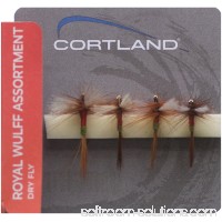 Cortland 4pk Flies, Royal Wulff Assortment 555503323